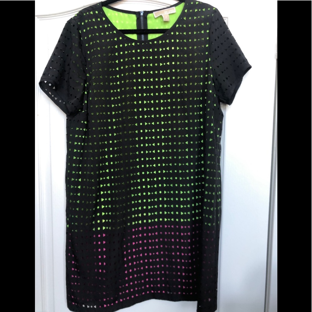 NWT Michael Kors cutout shape dress size 14